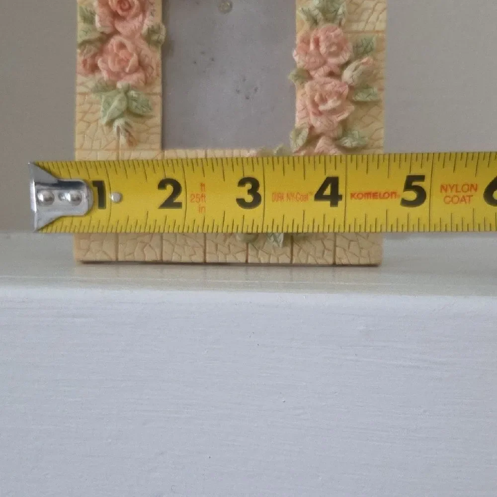 Floral Pink Rose Photo Frame – Decorative Home Accent